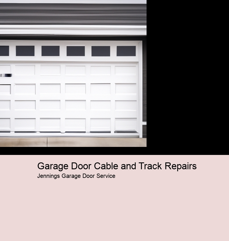 Garage Door Cable and Track Repairs