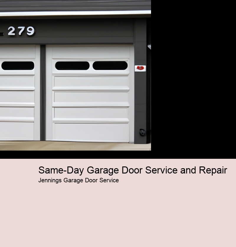 Same-Day Garage Door Service and Repair