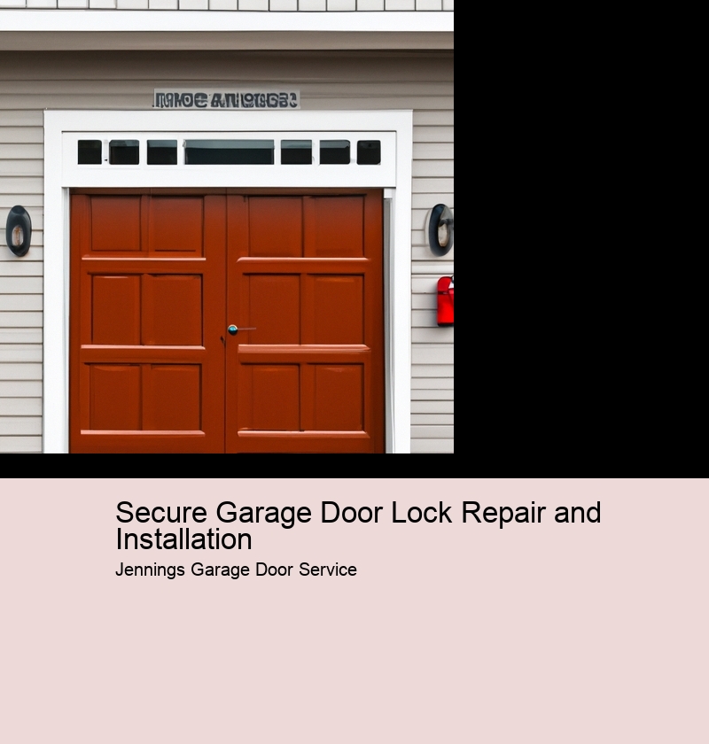 Secure Garage Door Lock Repair and Installation